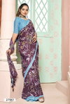 Eesha By Vallabhi Printed Daily Wear Georgette Sarees Wholesale Shop In Surat